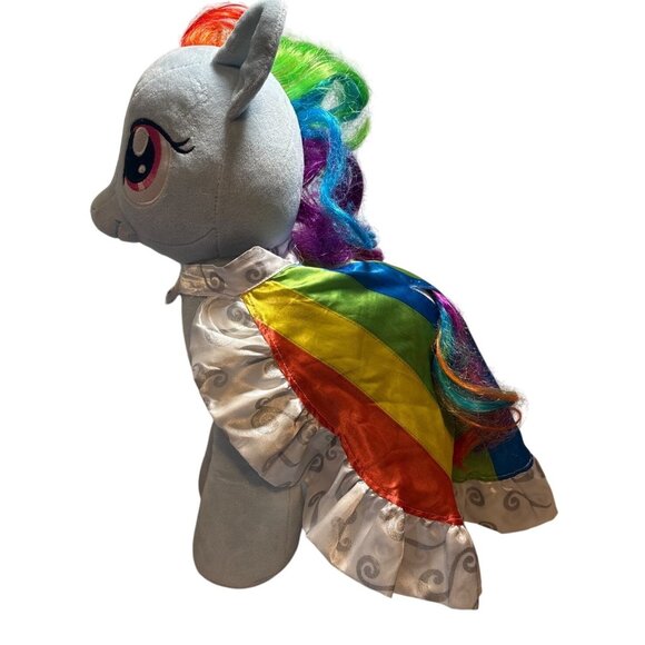Build A Bear My Little Pony Rainbow Dash Plush Toy Colorful Cape Blue - Picture 1 of 16